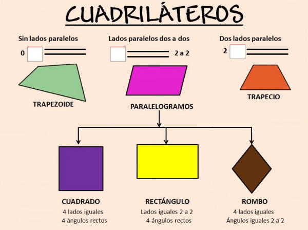 Clases de paralelogramos