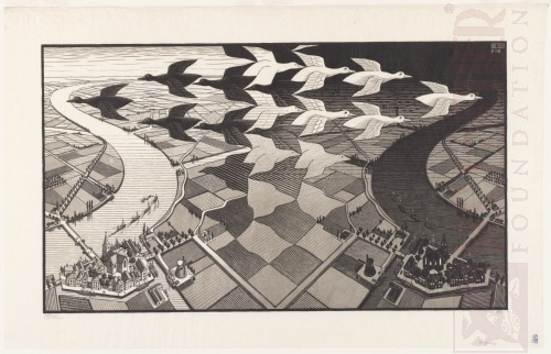 Day and Night. M.C. Escher - 1938