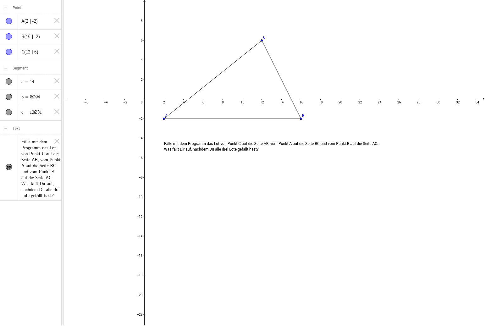 GeoGebra Applet