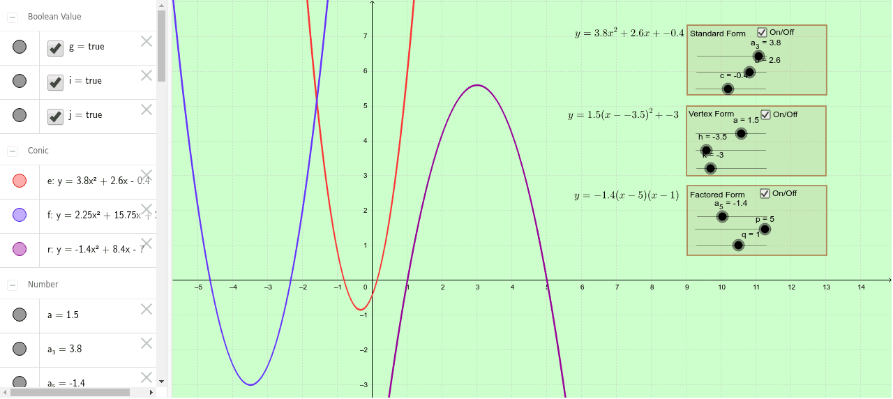 GeoGebra Applet