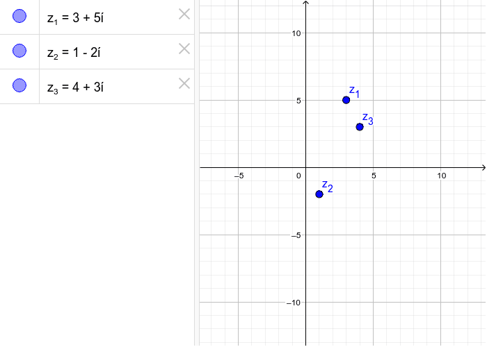 Komplexe Zahlen 1 – GeoGebra