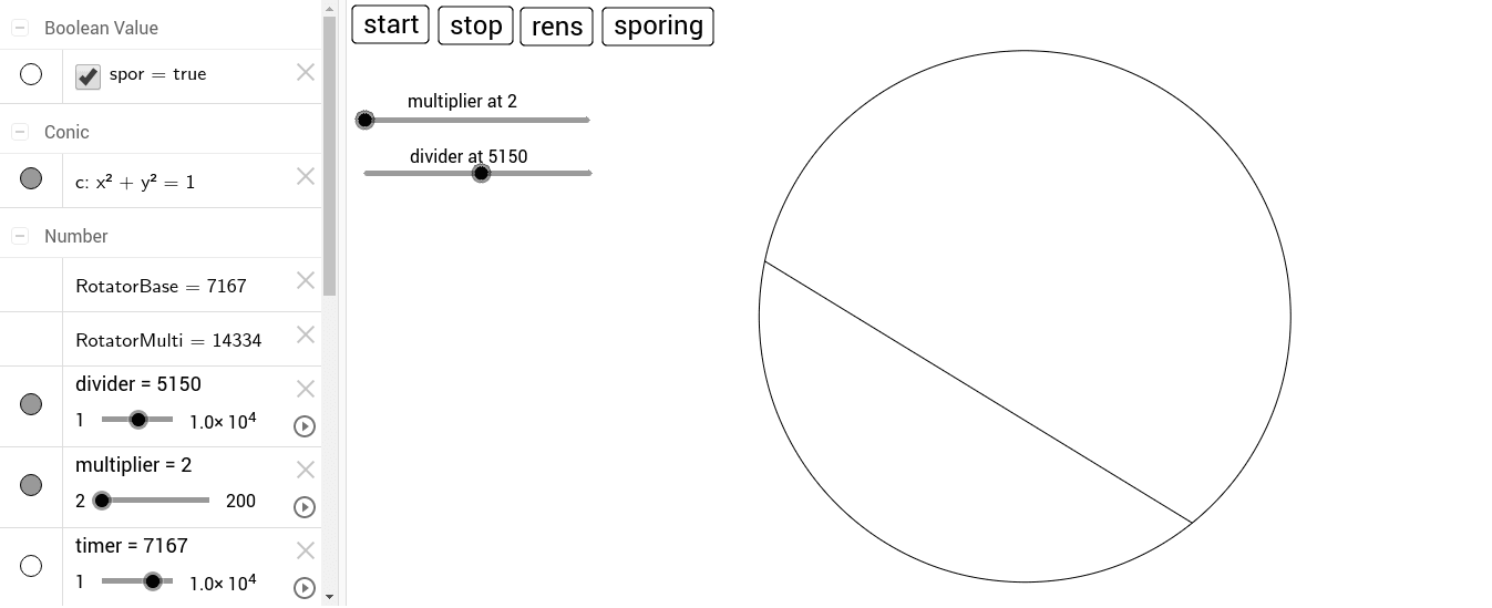 GeoGebra Applet
