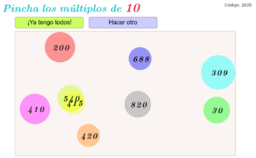 Practicamos los criterios de divisibilidad