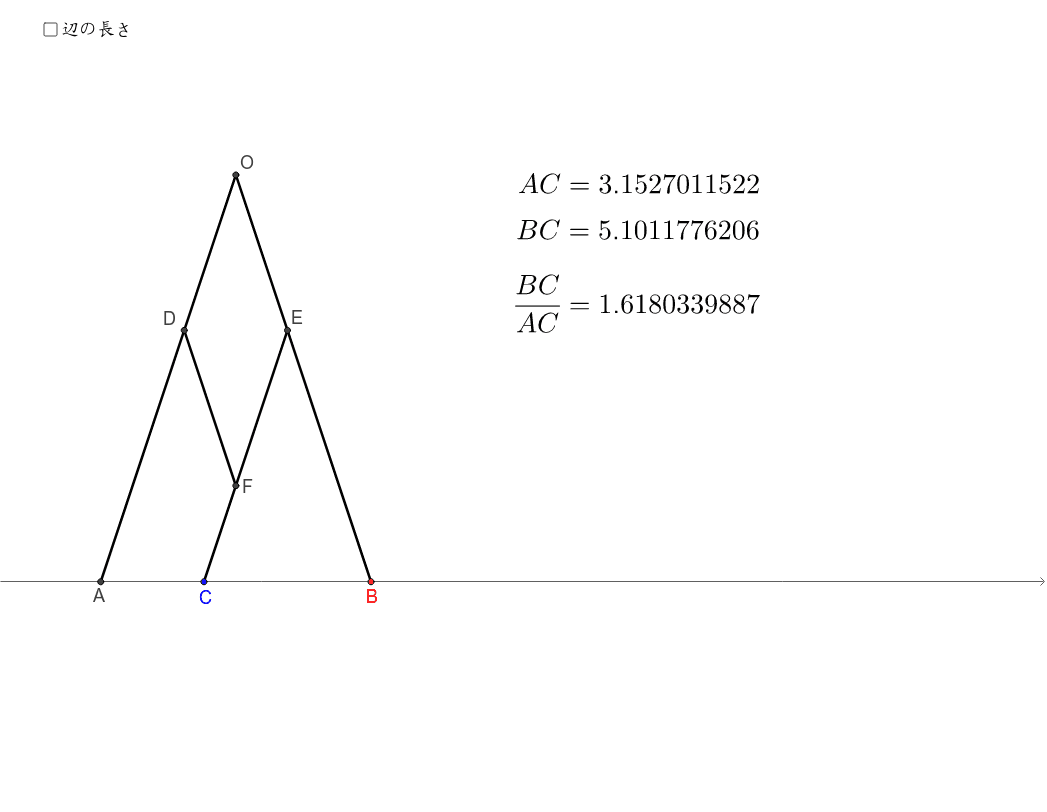 黄金比コンパス Golden Ratio Compass Geogebra 黄金比コンパス Golden Ratio Compass Geogebra
