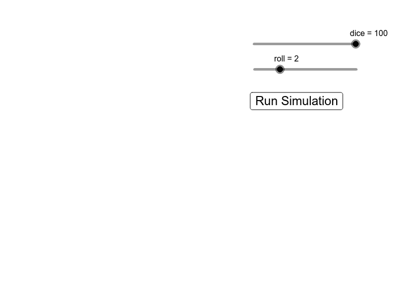 Decaying Dice GeoGebra