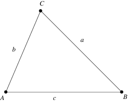 This is an example of a [b]triangle[/b]. The sum of the angle measures in a triangle is always [math]180^\circ[/math].