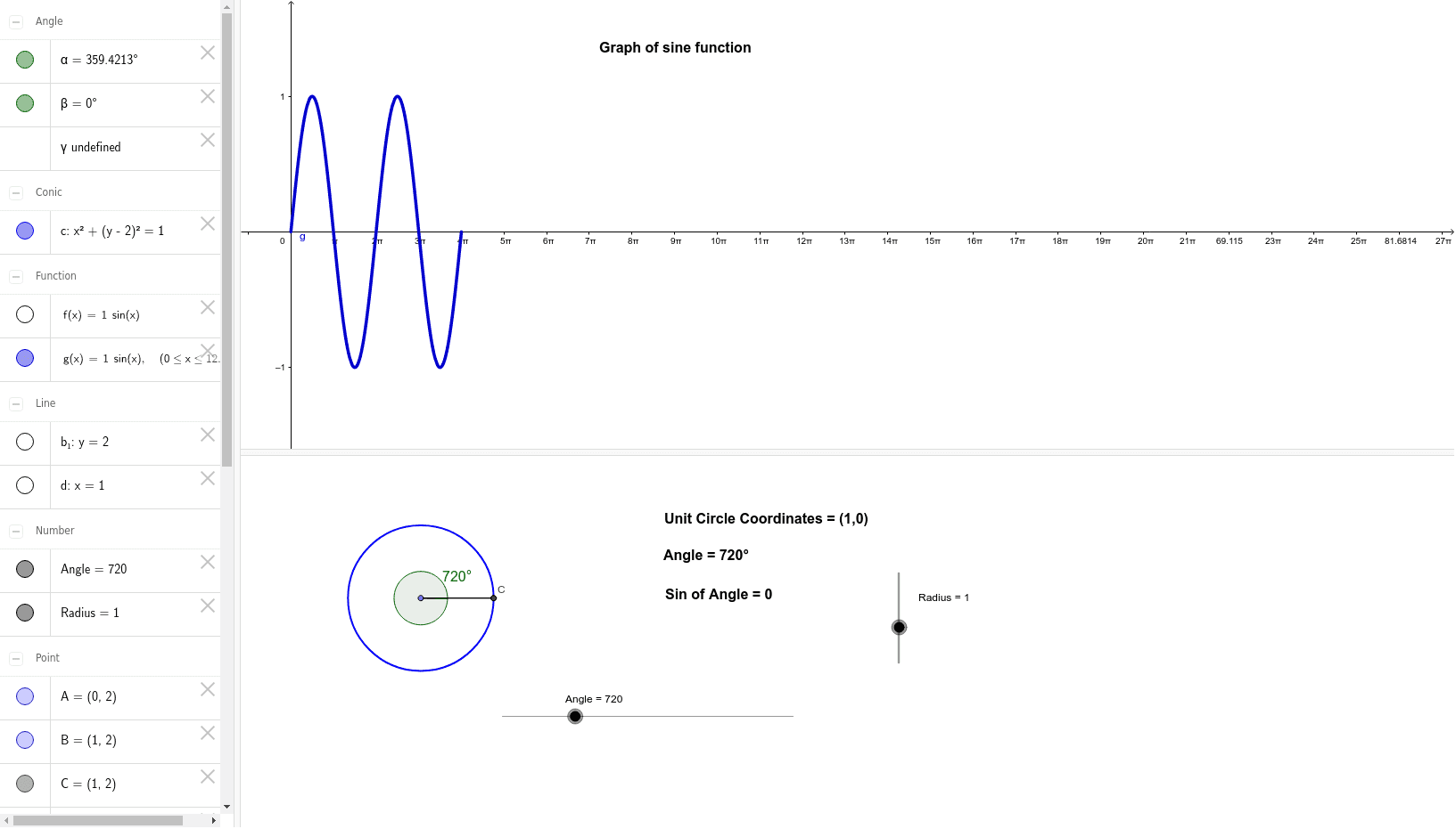 GeoGebra Applet