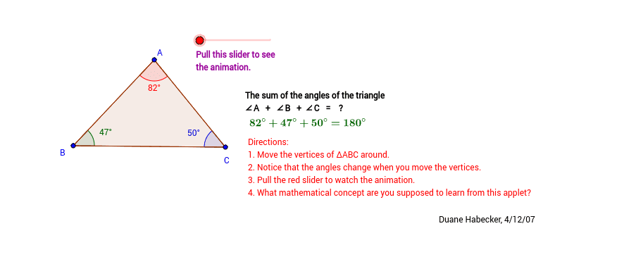 GeoGebra Applet