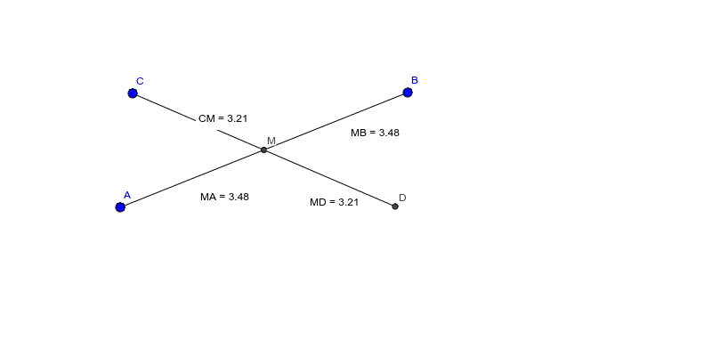 Manipule os pontos A, B ou C.