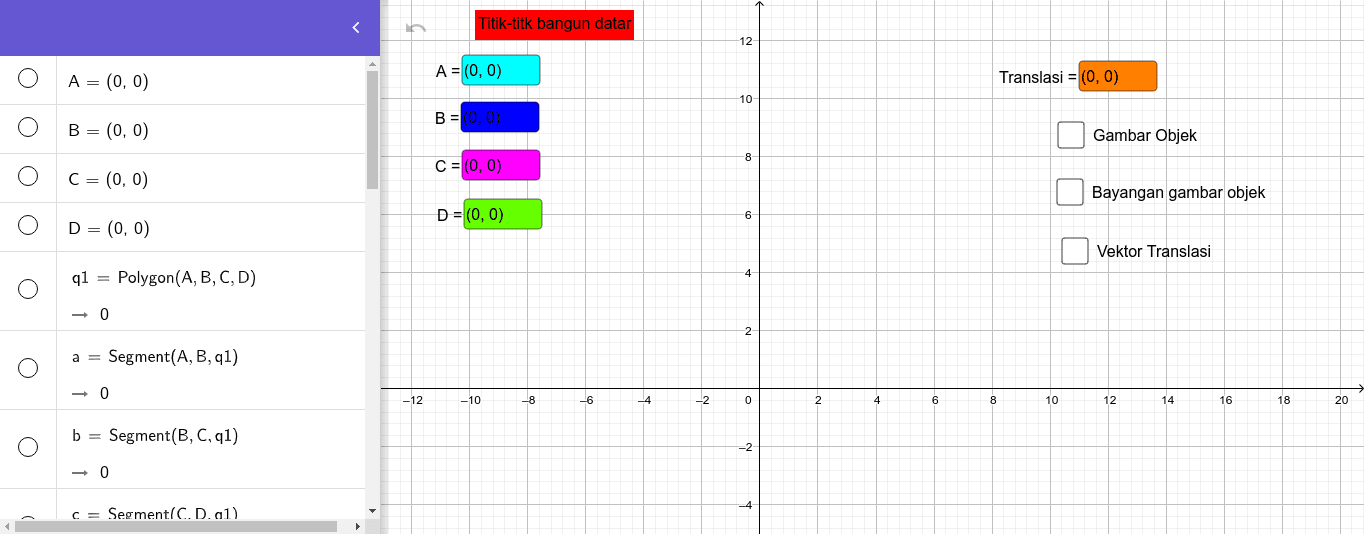 Transformasi Geometri Translasi Geogebra<script async src=