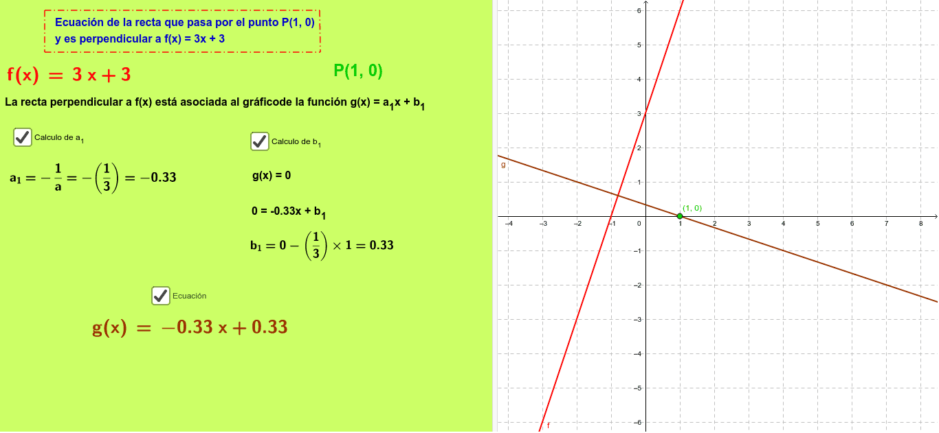 GeoGebra Applet