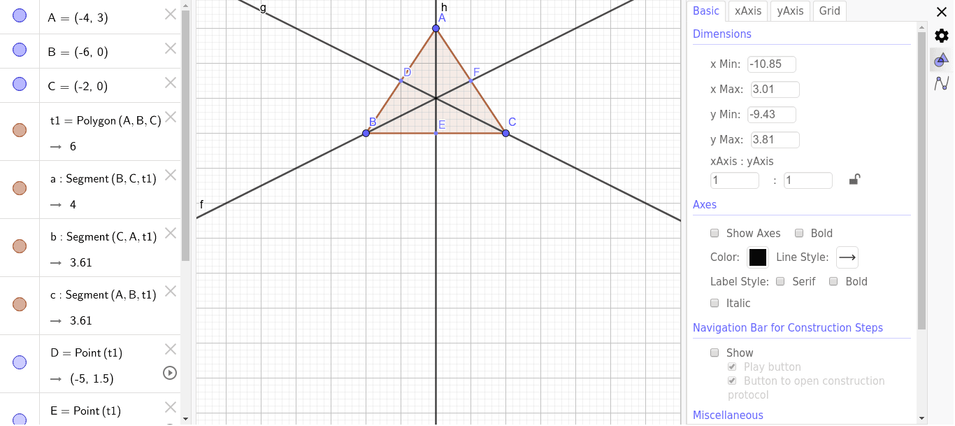 GeoGebra Applet