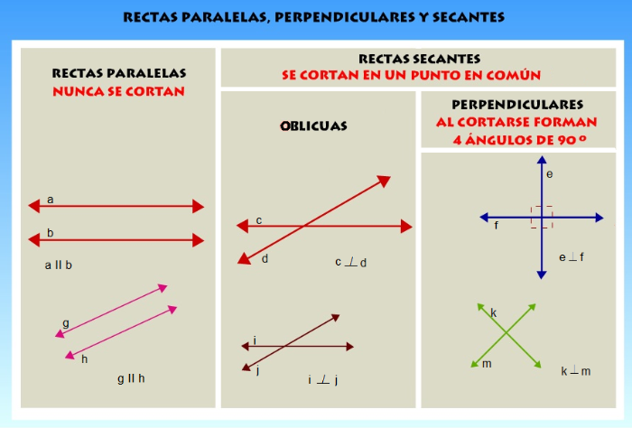 REPASAMOS LA CLASIFICACIÓN DE LAS RECTAS