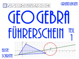 GeoGebra - Führerschein Teil 1 für Klasse 7