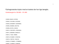 Pythagoræiske tripler med en katete der har lige længde. Katetelængde fra 100.000 – 101.000 - kopi - EC - c.pdf