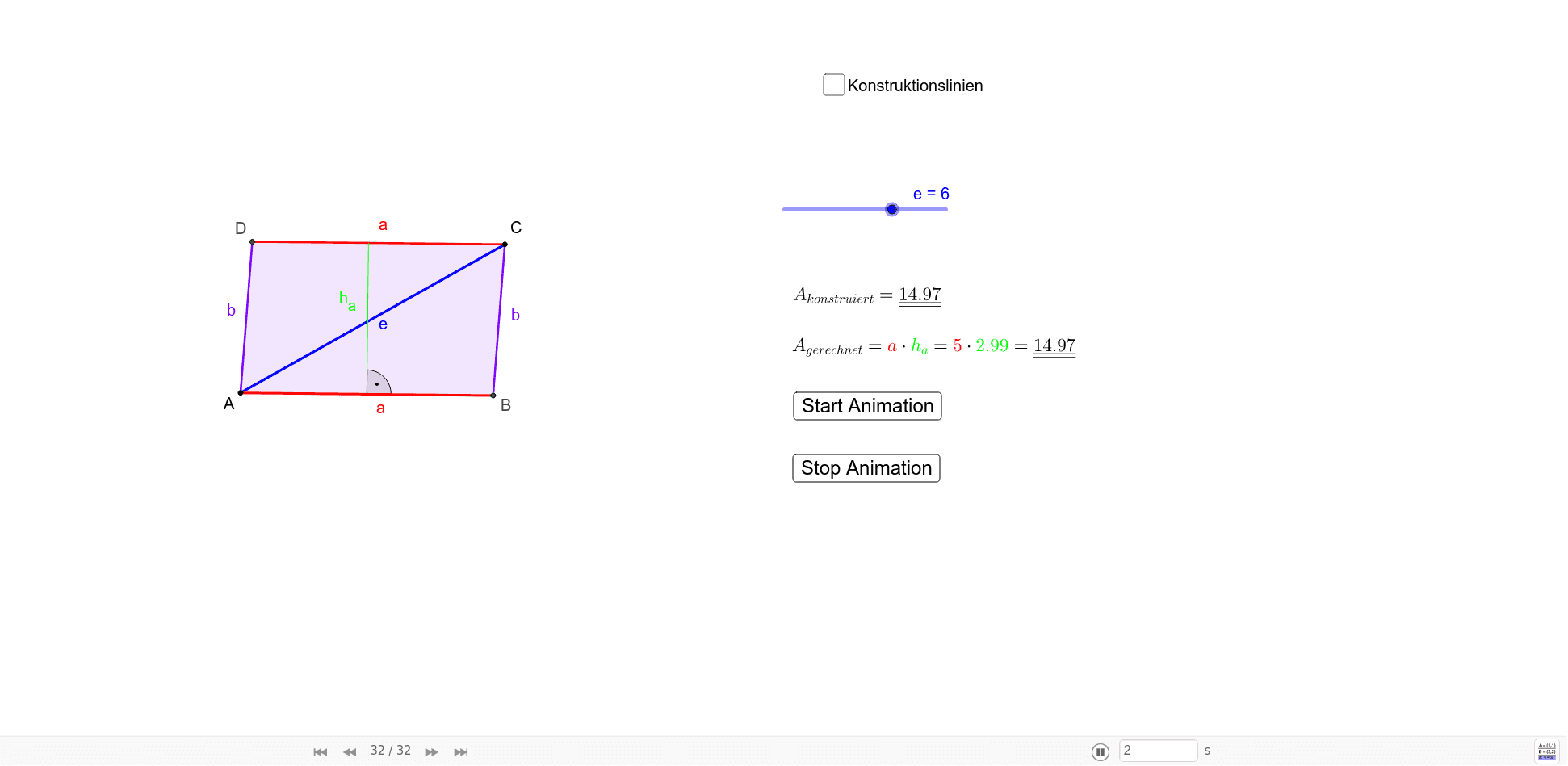 GeoGebra Applet