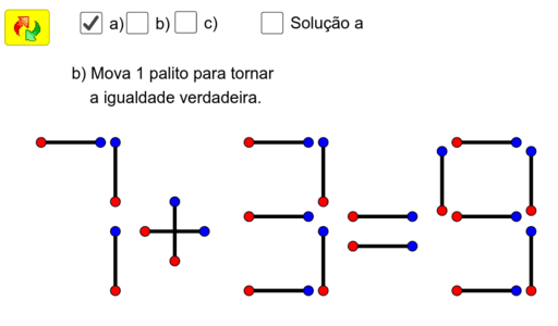 PIBID MATEMÁTICA : Desafio com Palitos