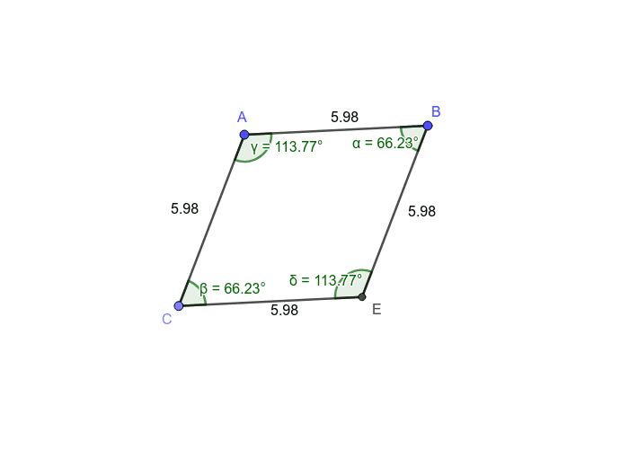 Rhombus-Angles and Sides