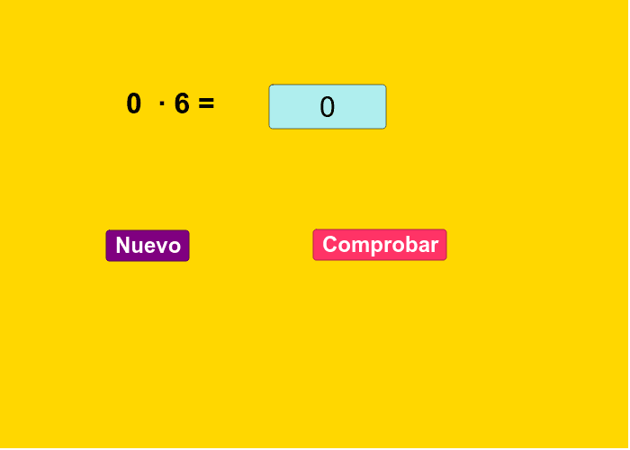 Tablas de multiplicar GeoGebra