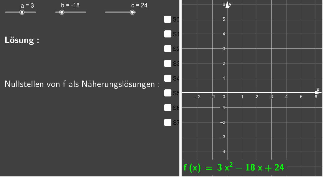 GeoGebra Applet