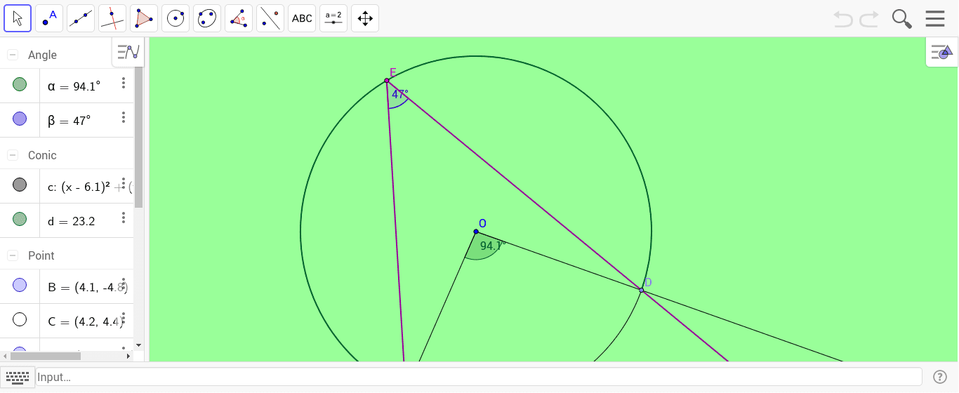 GeoGebra Applet