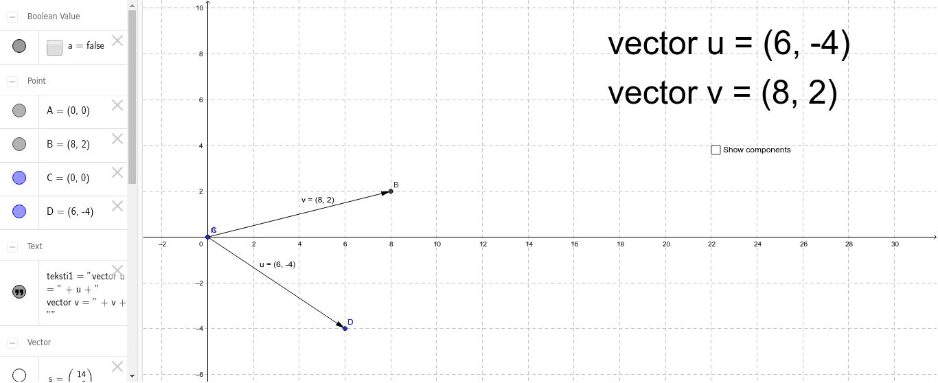 GeoGebra Applet