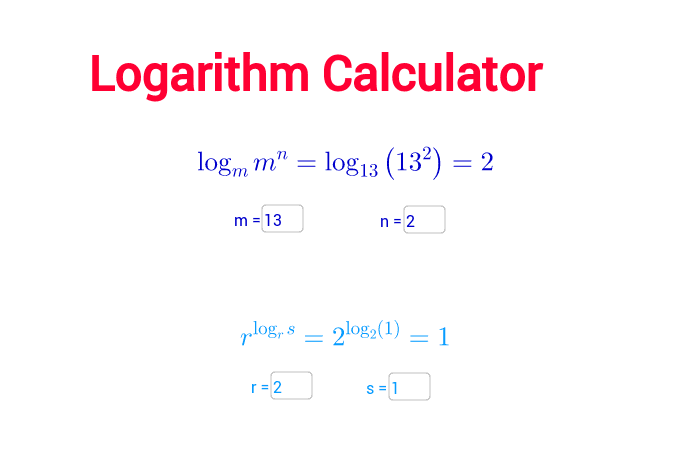 Log on sale simplify calculator