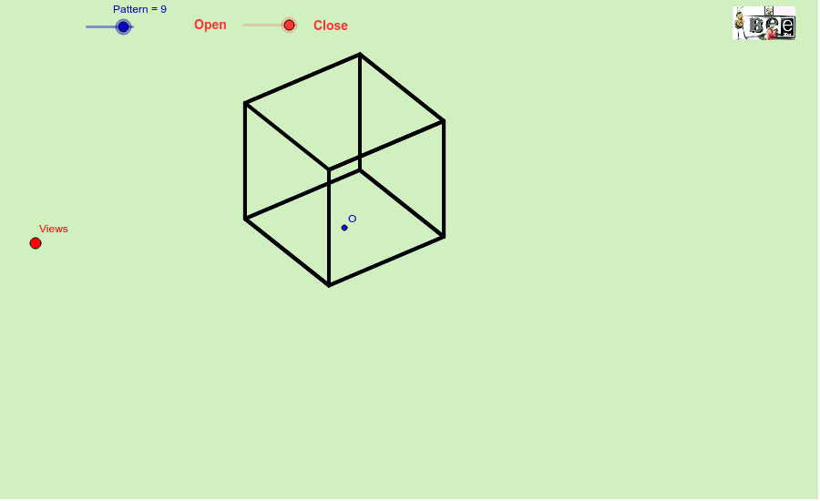 Cube net GeoGebra