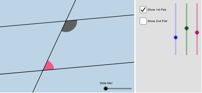 Same Side Interior Angles Theorem Geogebra