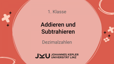 Addieren und Subtrahieren von Dezimalzahlen 