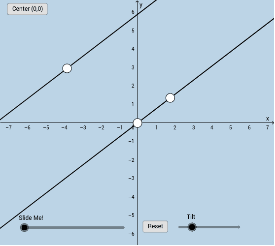 Example 1C: Drag the BIG WHITE POINTS wherever you'd like at any time.