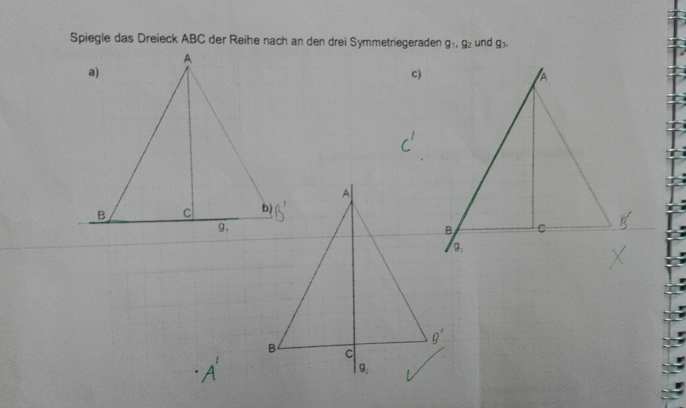 Diagnoseaufgabe --> Schülerlösung