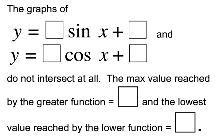 Using the digits 1-9 no more than one time each, fill in the blanks below to make a true statement.