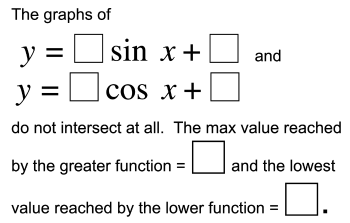 Using the digits 1-9 no more than one time each, fill in the blanks below to make a true statement. 