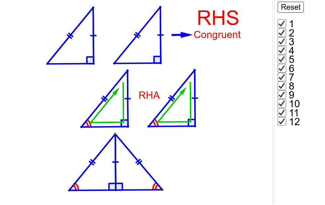 RHS 합동(RHS Congruent) GeoGebra
