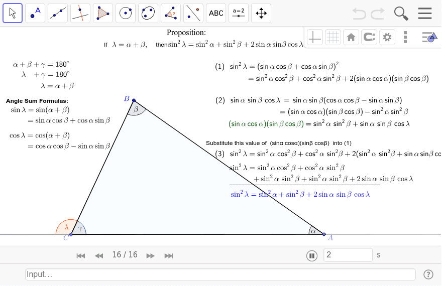 GeoGebra Applet