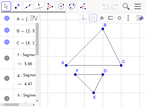 Testing Triangles