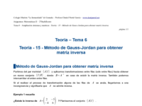 Teoría - 15 - Método de Gauss-Jordan para obtener matriz inversa.pdf