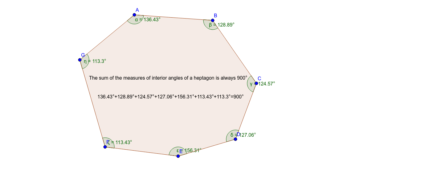 Heptagon Interior Angles Sum Geogebra Heptagon Interior Angles Sum Geogebra