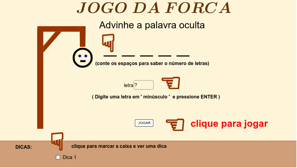 JOGO DE FORCA