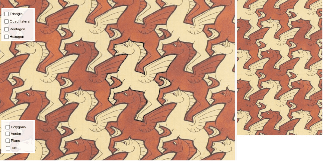 Escher's Pegasus Tessellation – GeoGebra Escher's Pegasus Tessellation – GeoGebra