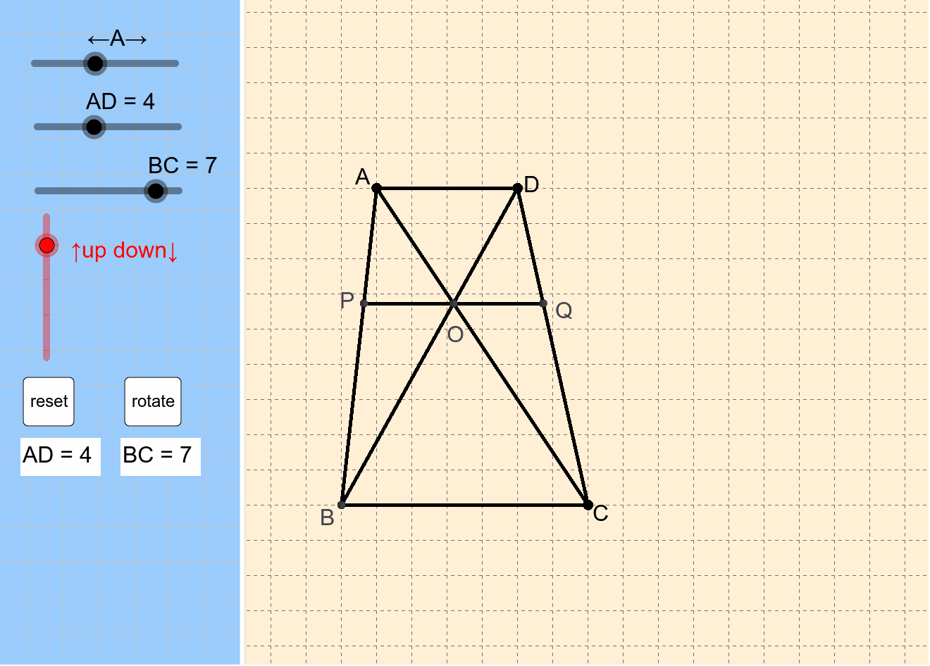 相似 平行線と線分の比 Geogebra 相似 平行線と線分の比 Geogebra
