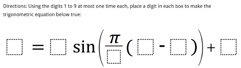 Creation of this resource was inspired by this original Open Middle exercise created by Kevin Rees: 