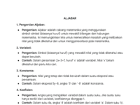 konsep dasar aljabar mengenai pengertian, variabe....pdf