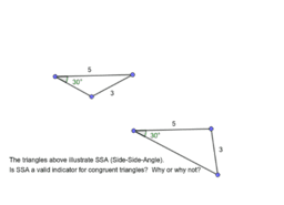 Triangle Congruence Criteria Visual Representations