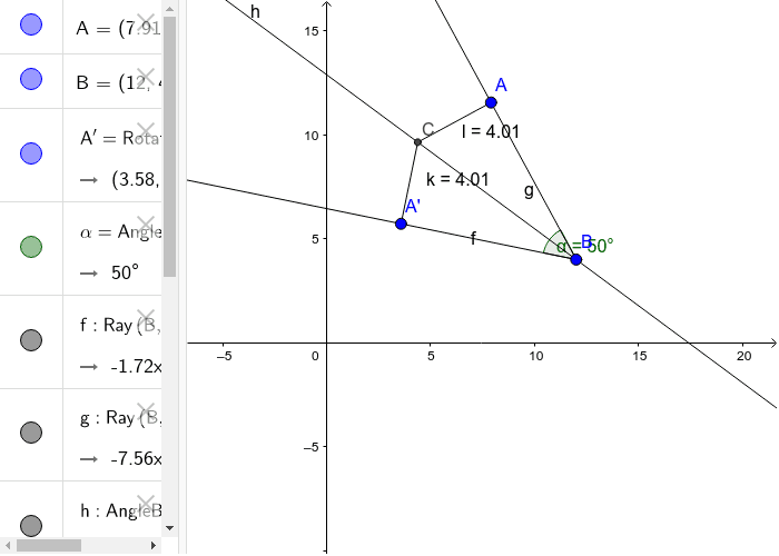 Angle Bisector Theory: If a point is on the Angle bisector of an angle, then it must be equidistant from the sides of the angle.