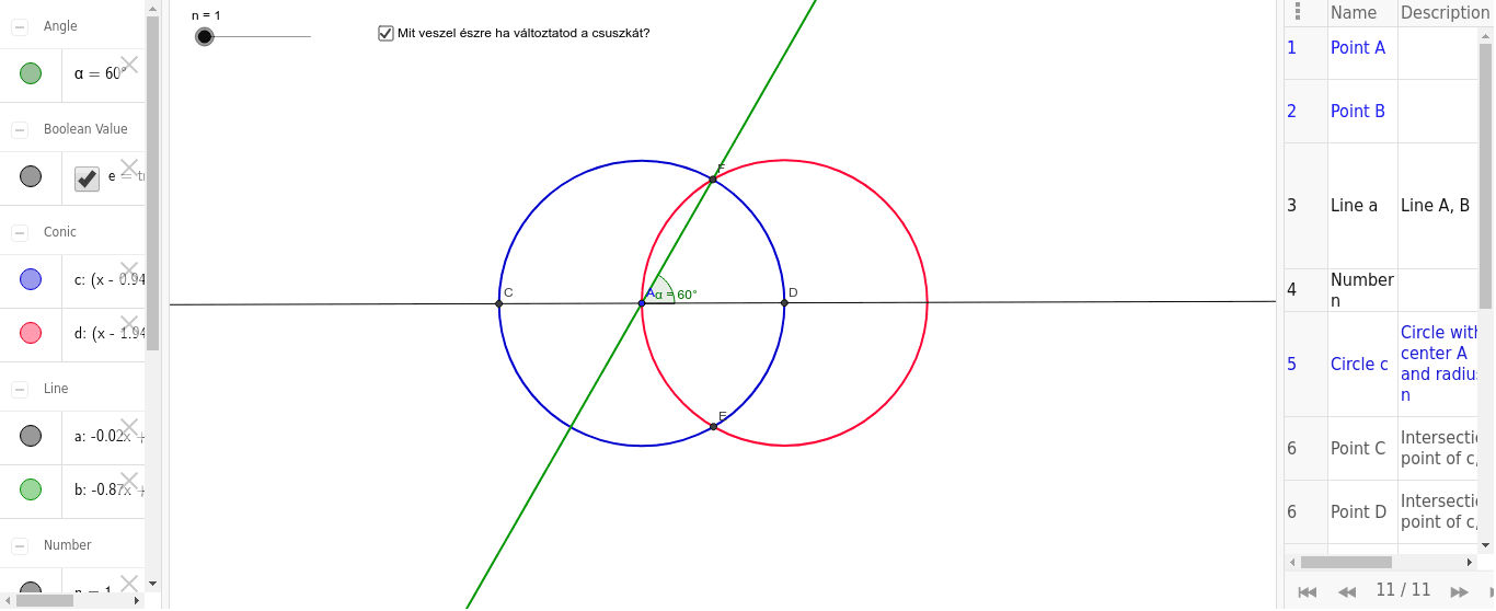GeoGebra Applet