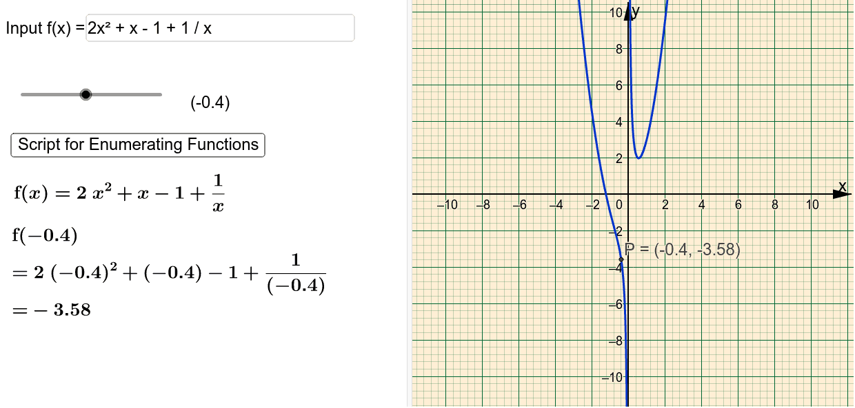 GeoGebra Applet