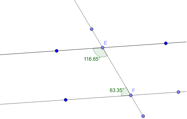 Converse Of Same Side Consecutive Interior Angles Theorem